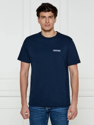 Tommy Hilfiger T-shirt | Relaxed fit granatowy