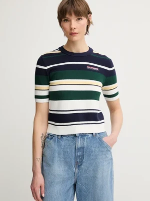 Tommy Hilfiger t-shirt SAILING damski kolor granatowy WW0WW45596