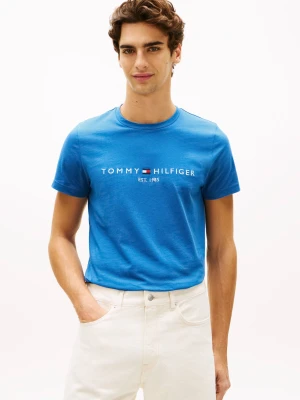 Tommy Hilfiger T-shirt | Slim Fit niebieski
