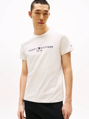 Tommy Hilfiger T-shirt | Slim Fit beżowy