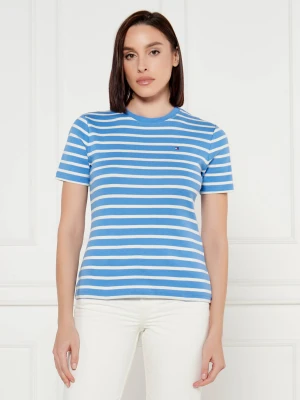 Tommy Hilfiger T-shirt | Slim Fit niebieski
