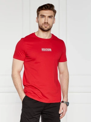 Tommy Hilfiger T-shirt | Slim Fit czerwony