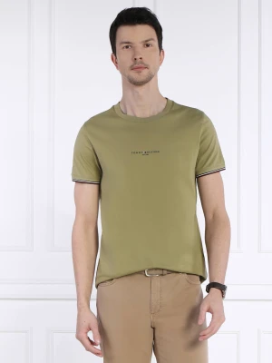 Tommy Hilfiger T-shirt | Slim Fit oliwkowy
