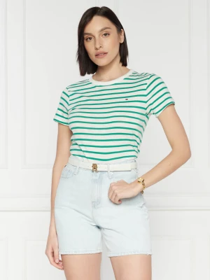 Tommy Hilfiger T-shirt | Slim Fit zielony