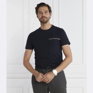 Tommy Hilfiger T-shirt SMALL CHEST STRIPE MONOTYPE TEE | Slim Fit