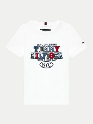 Tommy Hilfiger T-Shirt Sports KB0KB08664 D Biały Regular Fit