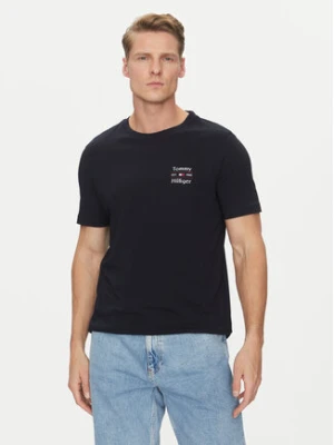 Tommy Hilfiger T-Shirt Stack MW0MW38622 Granatowy Regular Fit