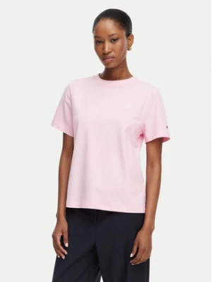Tommy Hilfiger T-Shirt Th Script WW0WW49941 Różowy jasny Regular Fit