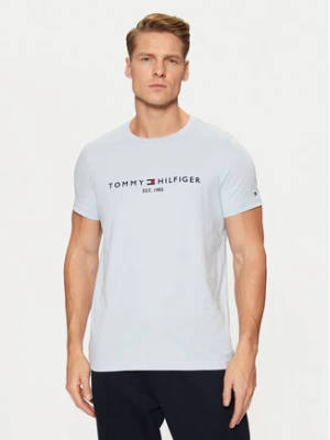 Tommy Hilfiger T-Shirt Tommy Logo MW0MW11797 Niebieski Regular Fit