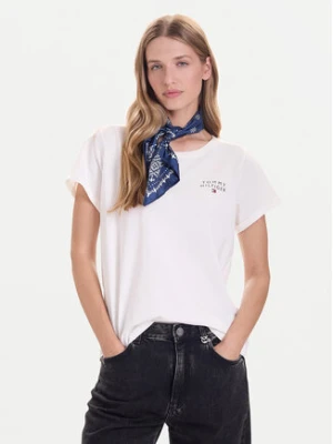 Tommy Hilfiger T-Shirt UW0UW04525 Beżowy Relaxed Fit