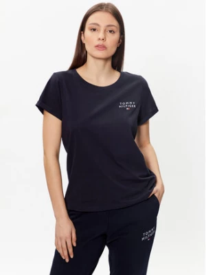 Tommy Hilfiger T-Shirt UW0UW04525 Granatowy Relaxed Fit