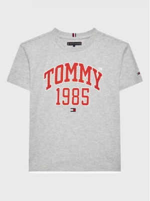 Tommy Hilfiger T-Shirt Varsity KB0KB08206 D Szary Regular Fit