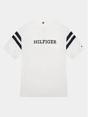Tommy Hilfiger T-Shirt Varsity KB0KB08678 D Biały Regular Fit