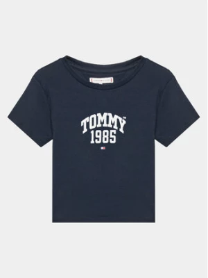 Tommy Hilfiger T-Shirt Varsity KG0KG07211 D Granatowy Regular Fit