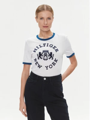 Tommy Hilfiger T-Shirt Varsity WW0WW39834 Biały Regular Fit