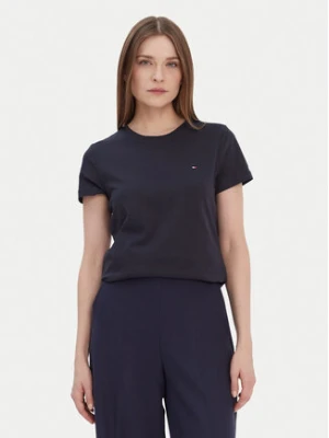 Tommy Hilfiger T-Shirt WW0WW22043 Granatowy Regular Fit