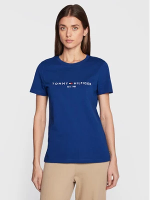 Tommy Hilfiger T-Shirt WW0WW28681 Granatowy Regular Fit