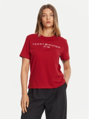 Tommy Hilfiger T-Shirt WW0WW40276 Czerwony Regular Fit
