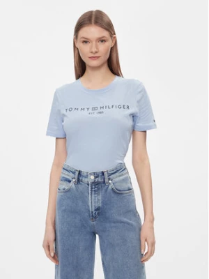 Tommy Hilfiger T-Shirt WW0WW40276 Niebieski Regular Fit