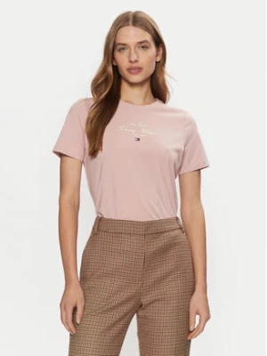 Tommy Hilfiger T-Shirt WW0WW43895 Różowy Regular Fit