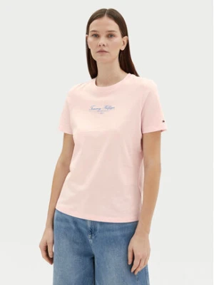 Tommy Hilfiger T-Shirt WW0WW45428 Różowy Regular Fit