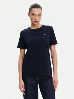 Tommy Hilfiger T-Shirt WW0WW45522 Granatowy Regular Fit