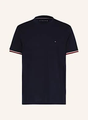 Tommy Hilfiger T-Shirt Z Materiału Pika blau