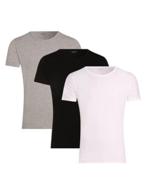 Tommy Hilfiger T-shirty pakowane po 3 szt. Mężczyźni Bawełna wielokolorowy|czarny|biały jednolity,