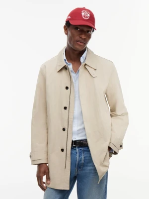 Tommy Hilfiger Tailored Krótki płaszcz Mężczyźni Sztuczne włókno beżowy