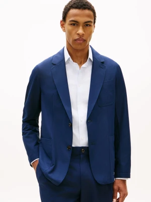Tommy Hilfiger Tailored marynarka sportowa Mężczyźni Regular Fit Sztuczne włókno niebieski
