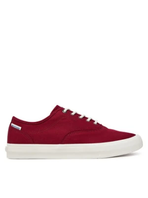 Tommy Hilfiger Tenisówki Hi Vulc Oxford Twill FM0FM05400 Czerwony