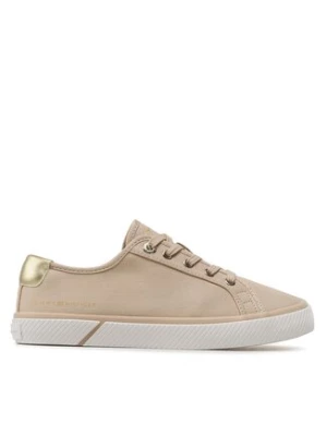 Tommy Hilfiger Tenisówki Lace Up Vulc Sneaker FW0FW06957 Beżowy