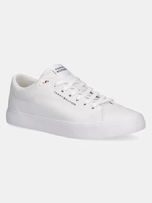 Tommy Hilfiger tenisówki TH HI VULC LOW CORE CANVAS kolor biały FM0FM05396