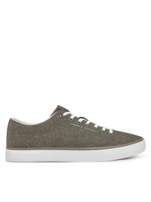 Tommy Hilfiger Tenisówki Th Hi Vulc Low Core Chambray FM0FM05389 Szary