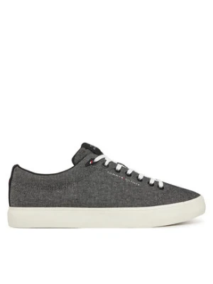 Tommy Hilfiger Tenisówki Th Hi Vulc Low Core Chambray FM0FM05389 Szary