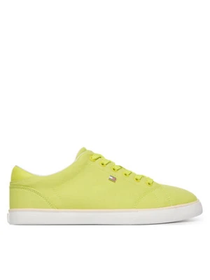 Tommy Hilfiger Tenisówki Th Low Profile Vulc Canvas FW0FW09102 Żółty