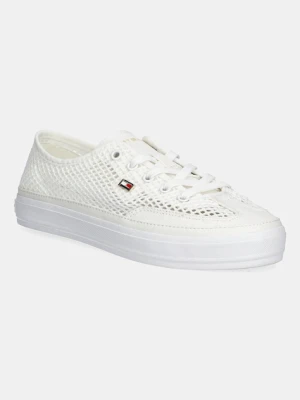 Tommy Hilfiger tenisówki TH OPEN MESH VULC SNEAKER kolor biały FW0FW08684