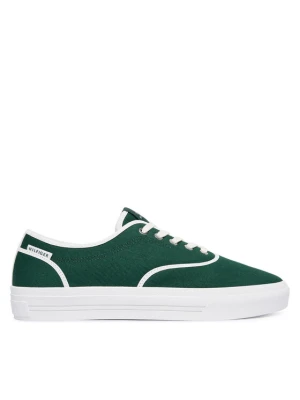 Tommy Hilfiger Tenisówki Th Vulc Cup Long Lace Canvas FM0FM05874 Zielony