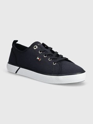 Tommy Hilfiger tenisówki VULC CANVAS SNEAKER damskie kolor granatowy FW0FW08063