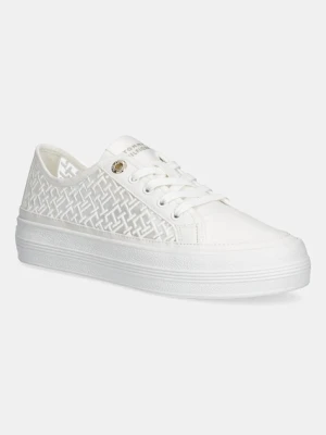 Tommy Hilfiger tenisówki VULC EMBROIDERED SNEAKER kolor biały FW0FW08685