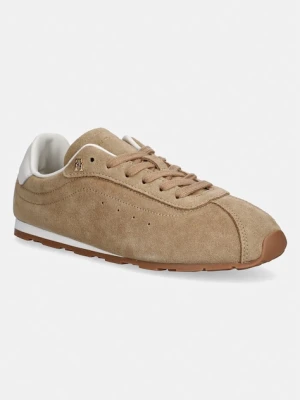 Tommy Hilfiger TH BELLA LOW RUNNER SUEDE sneakersy damskie zamszowe