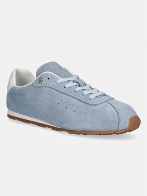 Tommy Hilfiger TH BELLA LOW RUNNER SUEDE sneakersy damskie zamszowe