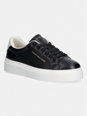 Tommy Hilfiger TH CHIC CUPSOLE PLATFORM sneakersy damskie skórzane