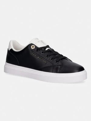 Tommy Hilfiger TH FEMININE CUPSOLE LEATHER tenisówki damskie czarny