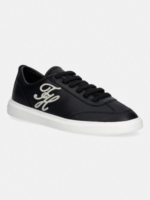 Tommy Hilfiger TH ICON LIGHT SNEAKER sneakersy damskie skórzane czarny
