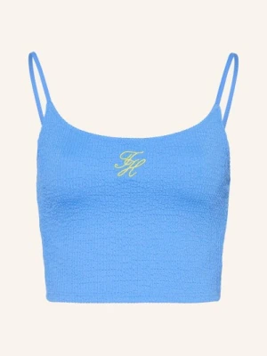 Tommy Hilfiger Top Bikini Typu Bustier blau