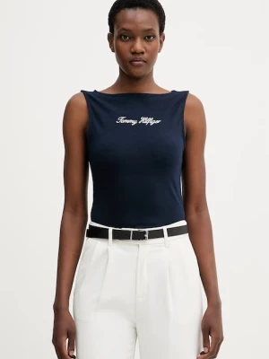 Tommy Hilfiger top damski bawełniany z elastanem