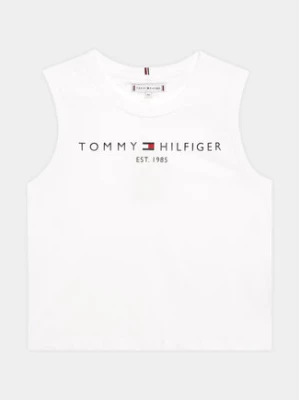 Tommy Hilfiger Top KG0KG07262 D Biały Regular Fit