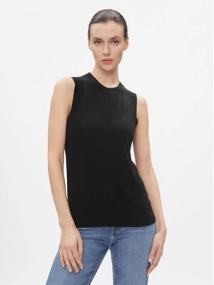 Zdjęcie produktu Tommy Hilfiger Top Md Lyocell Silk Blend Vest WW0WW40980 Czarny Regular Fit
