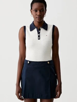 Tommy Hilfiger top swetrowy damski bawełniany